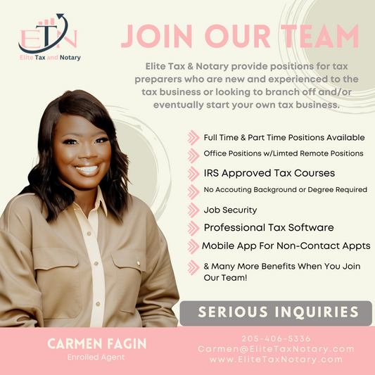 New Preparer Package w/ PTIN  Assistance